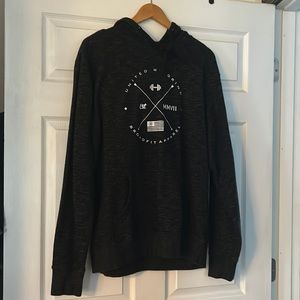 Black and white Broadfit hoodie